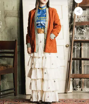 메리디안 프릴 팬츠 아이보리