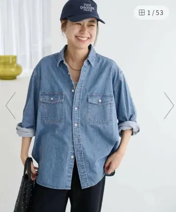relume 데님 셔츠 프리 사이즈