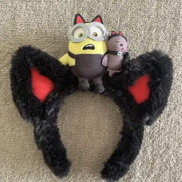 USJ 미니언 머리띠 팀 할로윈 검은 고양이