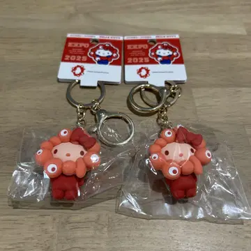 산리오 미야쿠미야쿠 키링 최애 컬러 키티 2세트