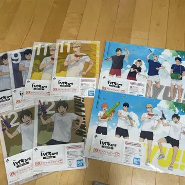 하이큐 제일복권 G상 클리어 아이템 모듬 카라스노 전체 세트