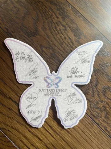 FANTASTICS 메시지 카드 낙하물 버터플라이 이펙트