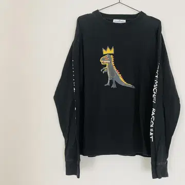 새상품급 JEAN-MICHEL BASQUIAT 롱T 긴팔 XL 블랙
