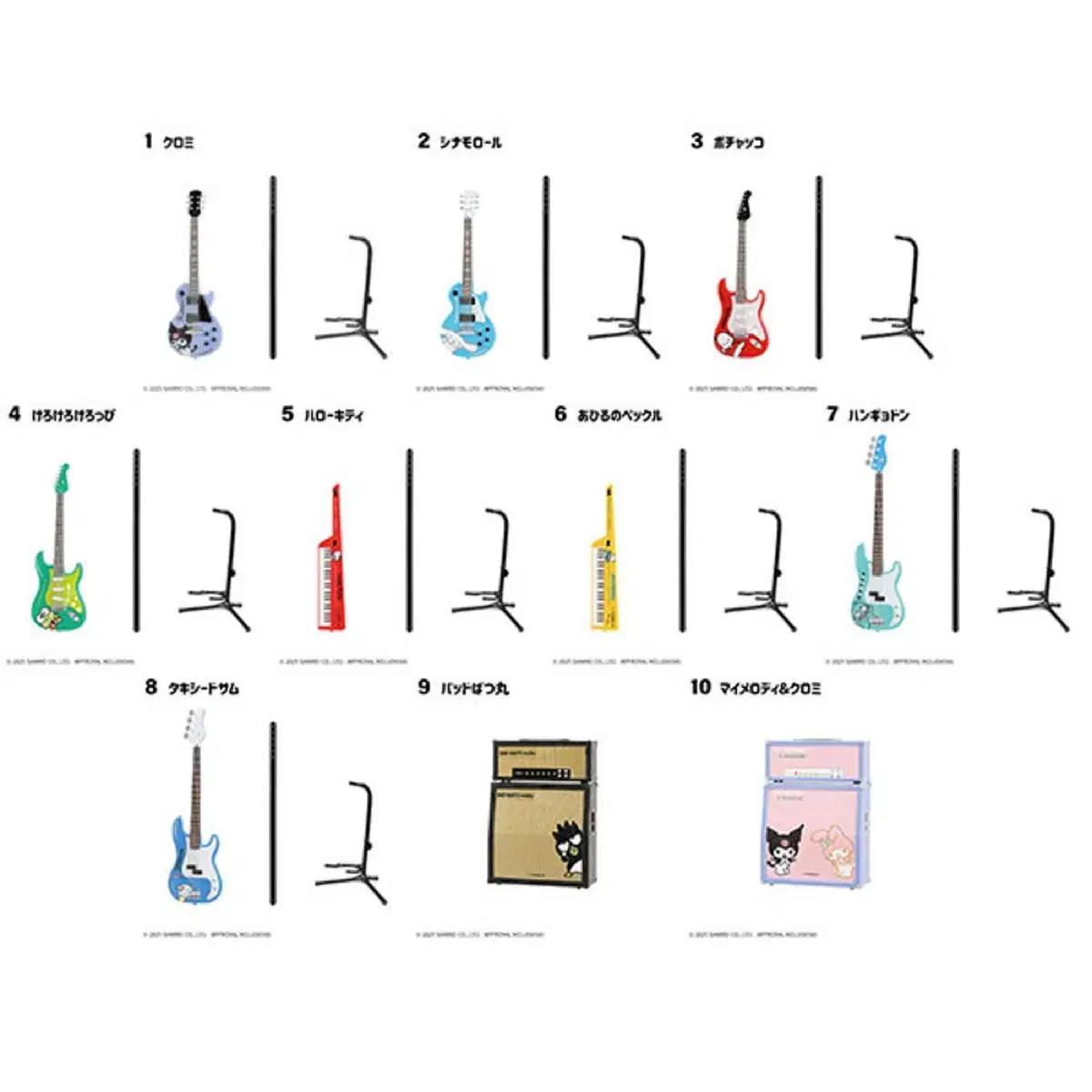 SANRIO | 산리오 Sanrio Characters Rock Mono Part 2!  #산리오,#가챠,#산리오락모노,#락모노2,#산리오미니어처 on Bunjang Global Site.