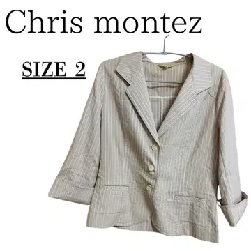 Chris Montez 스트라이프 자켓 SIZE 2 M