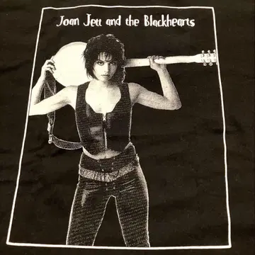 조앤 제트 JOAN JETT 티셔츠 M 사이즈 ~ L 사이즈 블랙