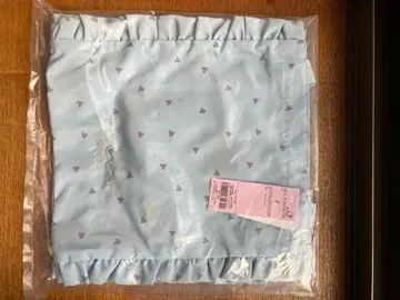 스카이블루 하트 무늬 프릴 토트백 미개봉 오모테산도 완판