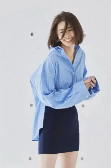 snidel 오버 셔츠 타이트 스커트 원피스