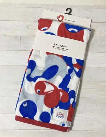 오사카 간사이 만박 스포츠 타월 만박 디자인