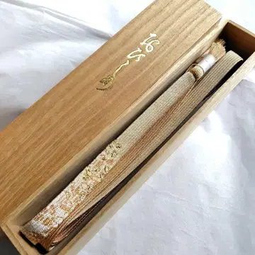 순수 실크 평조 허리띠 미사용