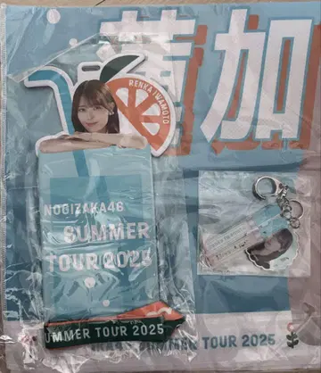 이와모토 렌카 티켓 홀더 여름 타월 스틱 라이트 키링
