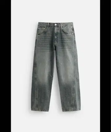 ZARA 심 디테일 배기 데님 팬츠