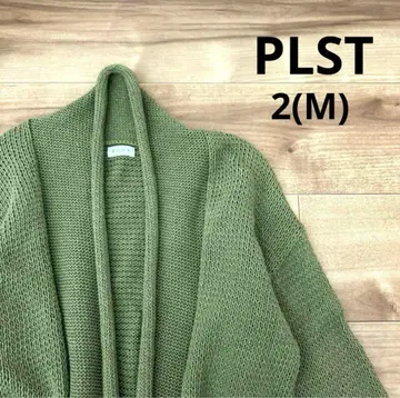 PLST 플라스테 롱 가디건 카키 오버 사이즈 겉옷 M