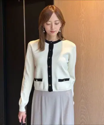 [ Fray.id ] 크루넥 심플 가디건