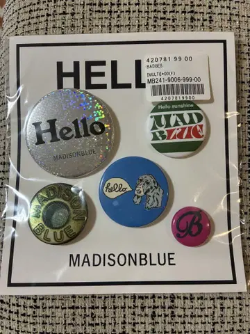 MADISONBLUE 캔뱃지 미개봉 새상품