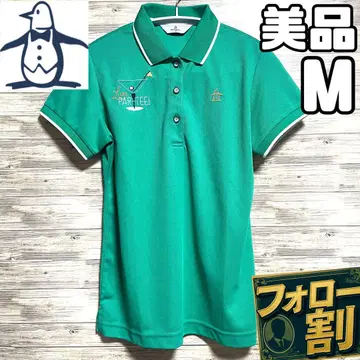 [ 팔로우 할인 ] 새상품급 먼싱웨어 여성용 피케 셔츠 M 백 프린트