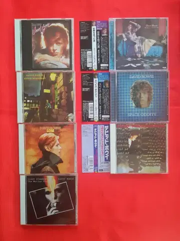 데이비드 보위 CD 7개 세트 낱개 판매 없음