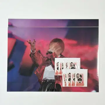 앗토군 패밀리 복권 EXPO 클리어 포스터 스티커