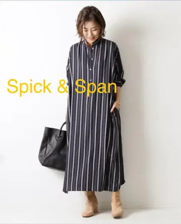 [ 새상품급 ] Spick & Span 밴드 카라 원피스 사이즈 38