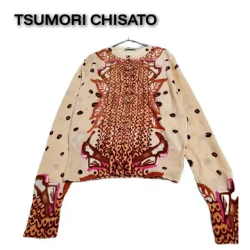 일본제 TSUMORI CHISATO 보태니컬 무늬 니트 2