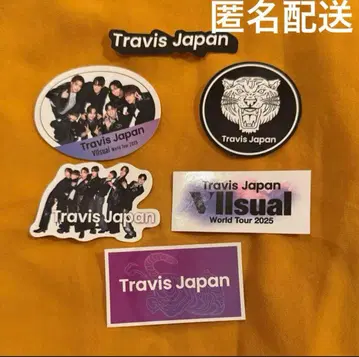 TravisJapan 왈츠 2025 VIIsual 스티커 6개 세트