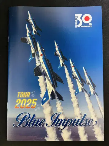 블루 임펄스 2025년 투어 팜플렛