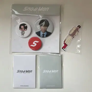 Snow Man 미야타테 료타 한국 한정판 POPUP 굿즈 4세트