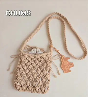 CHUMS 니팅 로프 숄더백