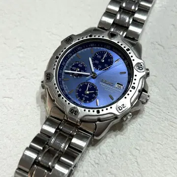 SEIKO 세이코 7T32-6E40 크로노그래프 데이트 블루 다이얼