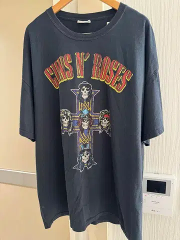 00년대 기무라 타쿠야 착용 GUNS N' ROSES 건즈 티셔츠 2XL