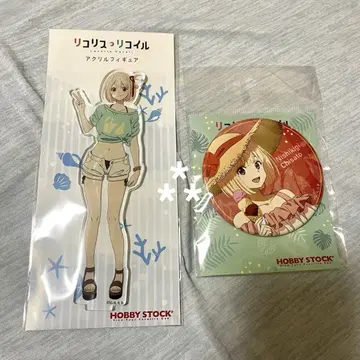 리코리스 리코일 니시키기 치사토 하와이 아크릴 스탠드 바캉스 캔뱃지