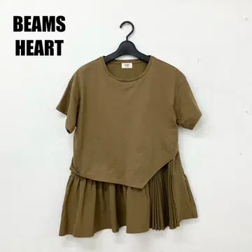 0291M BEAMS HEART 반팔 티셔츠 여성