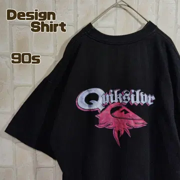 퀵실버 90s 반팔 티셔츠 호주산 페이드 컬러