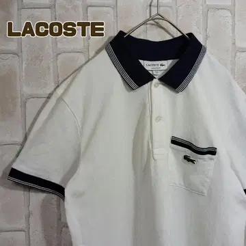 LACOSTE 라코스테 피케 셔츠 반팔 화이트