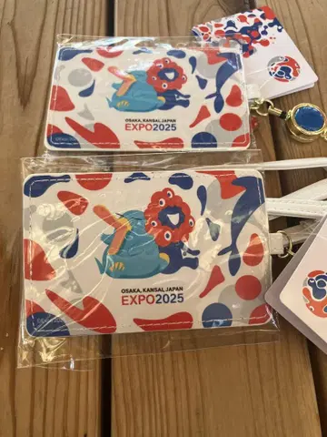 EXPO2025 ICOCA 인조 가죽 패스 케이스 2개