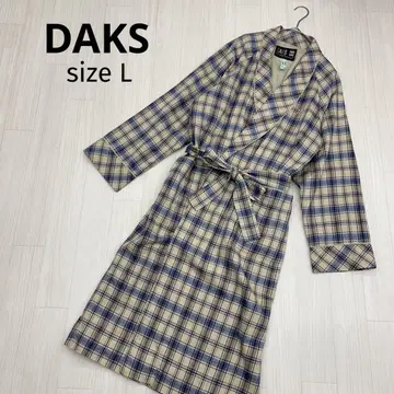 DAKS 닥스 체크 무늬 체스터 코트 트렌치코트 일본제