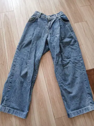 NEON SIGN WIDE DENIM SLACK/네온사인 와이드 데님