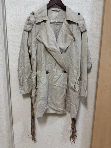 MAKERS & GOA 고아 트렌치코트 얇은 소재 프리 사이즈 베이지