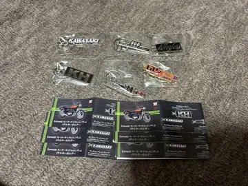 Kawasaki 모터 사이클 메탈 키링 전 6종 세트