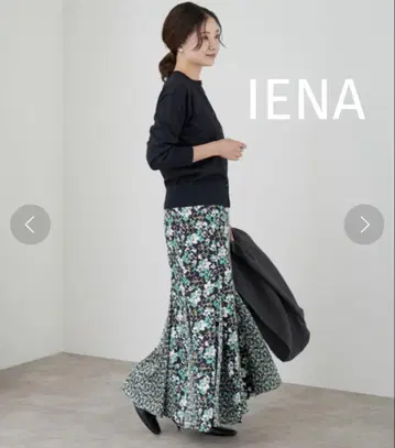 [ IENA ] 이에나 Deveaux Flower Mix 스커트