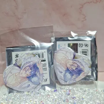 NU:카니발 쿠야 fanfancy+ 하트 캔뱃지 2점