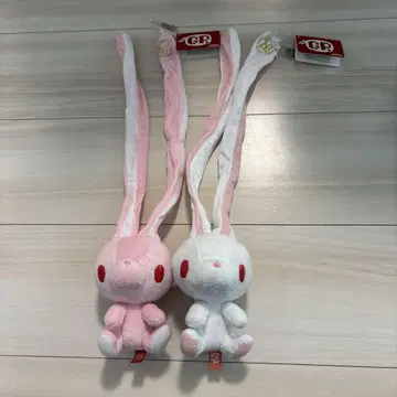 척스GP 그루미 시리즈 범용 토끼 봉제 인형 핑크 화이트