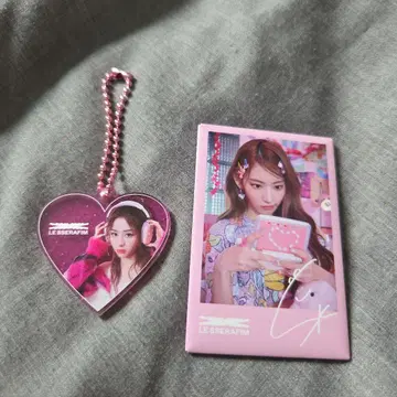 윤진 키링 사쿠라 캔 배지