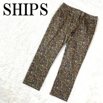 SHIPS 쉽스 크롭 팬츠 올 패턴 M B5797