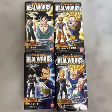 드래곤볼 REALWORKS 4체 세트