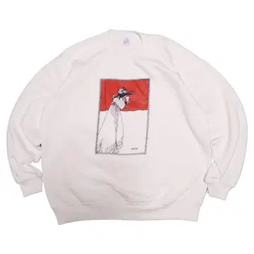 90s vintage 빈티지 오브리 비어즐리 아트 맨투맨 XL