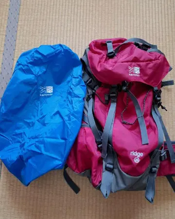 karrimor 핑크 그레이 백팩 레인 커버 내장