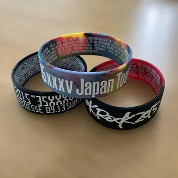 ONE OK ROCK 35xxxv 러버 밴드 3개 세트 묶음 판매