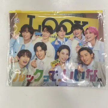 LOOK 파우치 포스터 클리어 파일 3종 세트