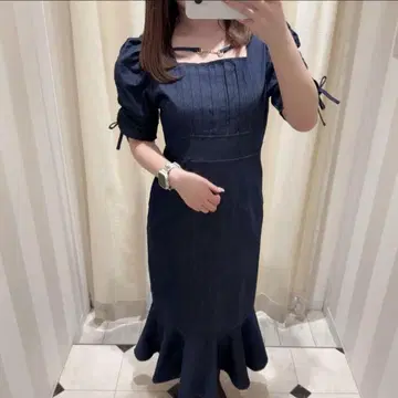 evelyn 비트 머메이드 OP 데님